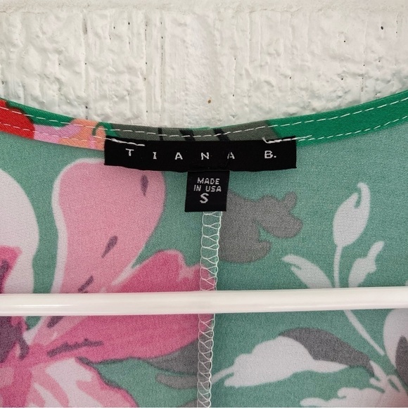 NEW Tiana B Floral Hi Low Hem Flowy Dress Small NWT - Picture 6 of 7